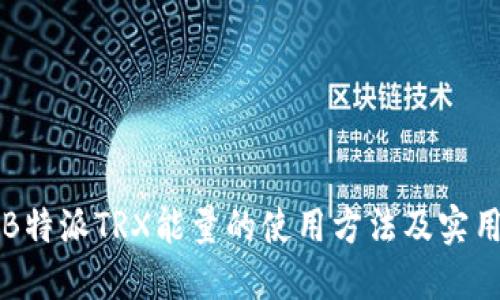 详解B特派TRX能量的使用方法及实用技巧