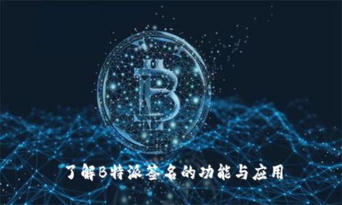了解B特派签名的功能与应用