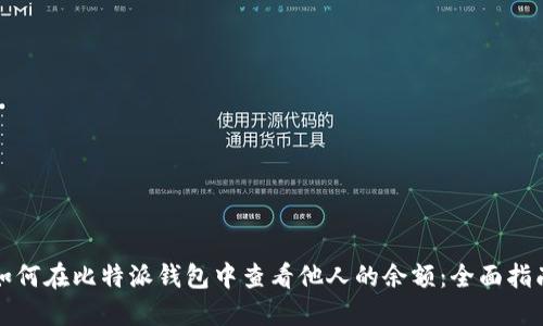 如何在比特派钱包中查看他人的余额：全面指南