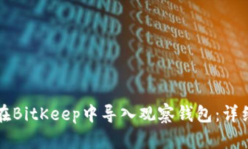 如何在BitKeep中导入观察钱包：详细指南